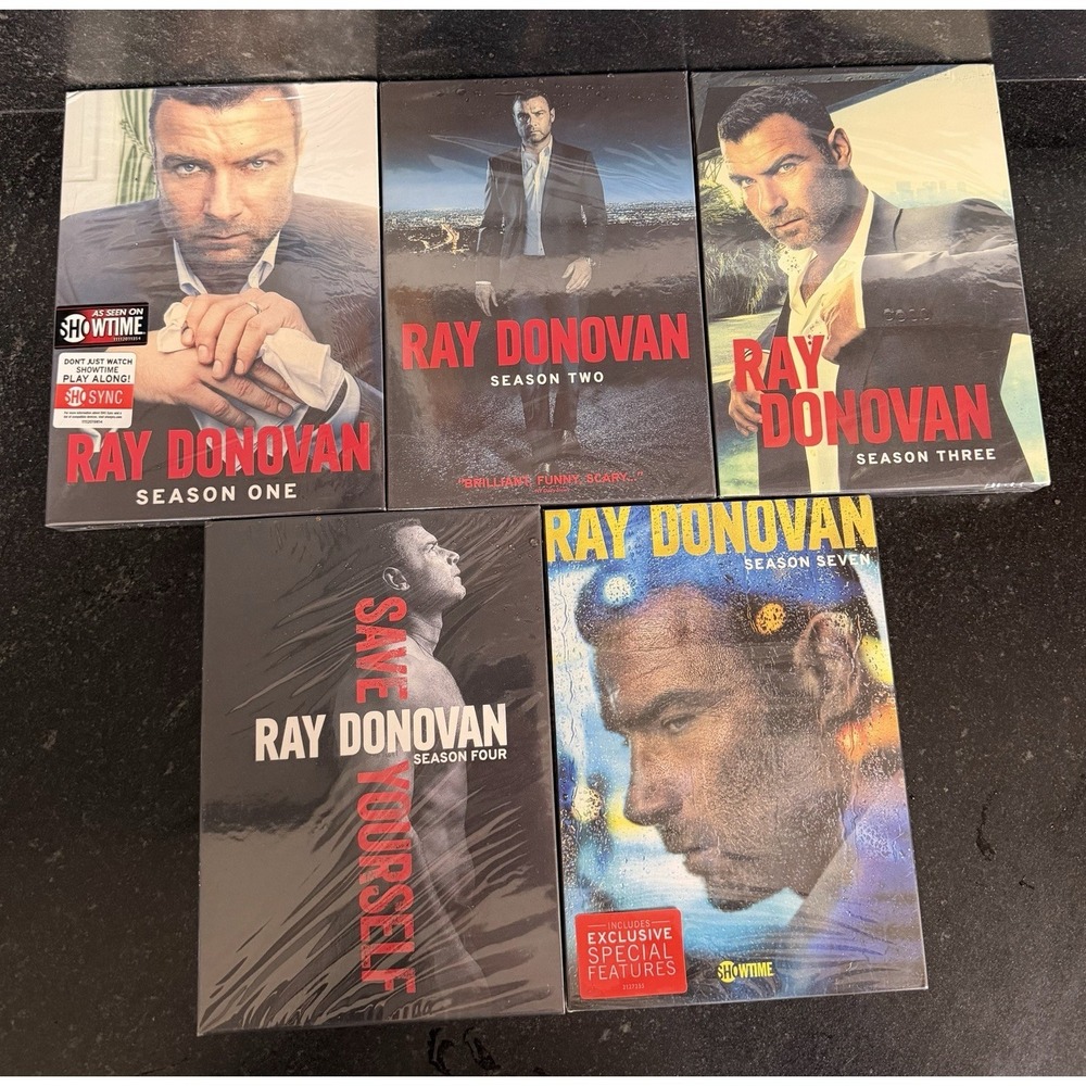 Ray Donovan DVD Lot Seasons 1-4 & 7 Complete Sets‎ Showtime Series New/Sealed